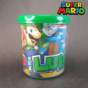 Kit Boneco Luigi Articulado Super Mario 13Cm + Caneca 350Ml