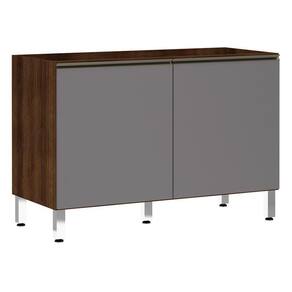 Balcão De Pia Sem Tamp 120cm Jade Com Cinza Puro