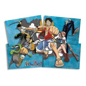 Quadro Anime One Piece Desenho Com Moldura G02