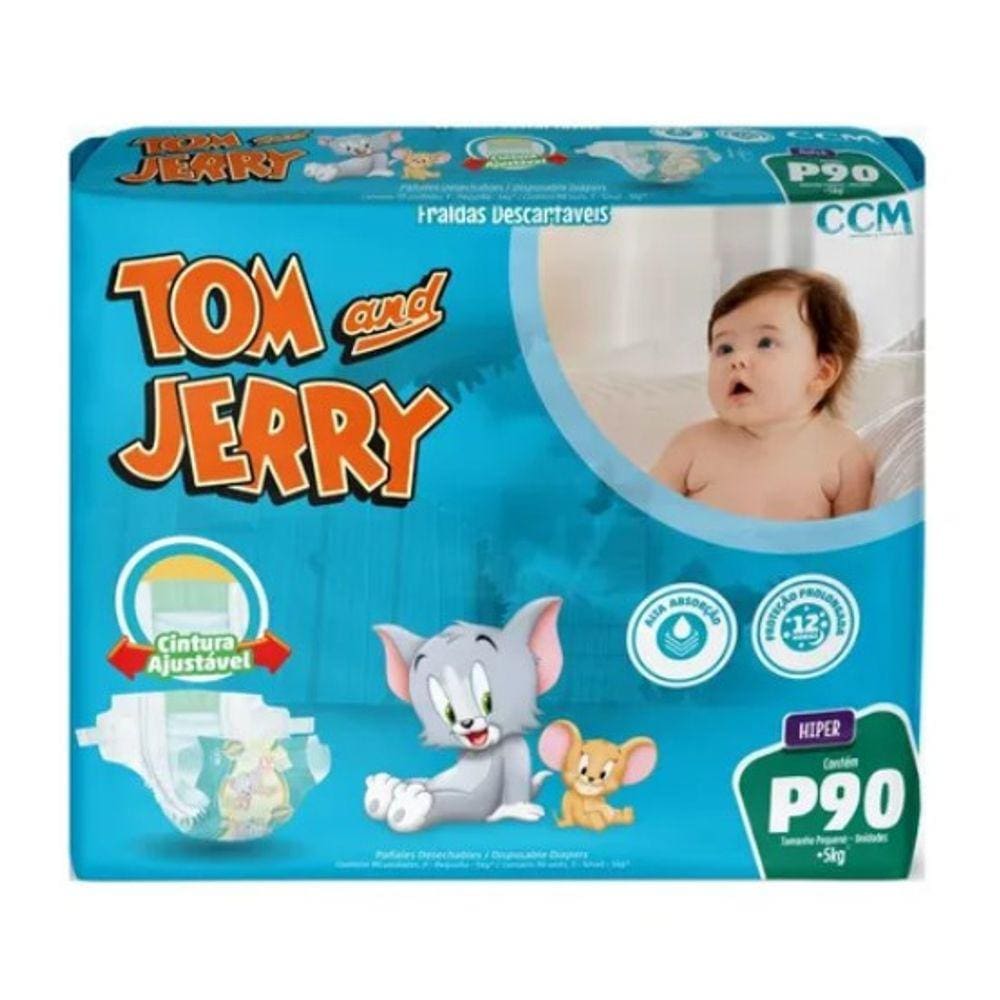 Fralda Inf Tom E Jerry Hiper P C/90
