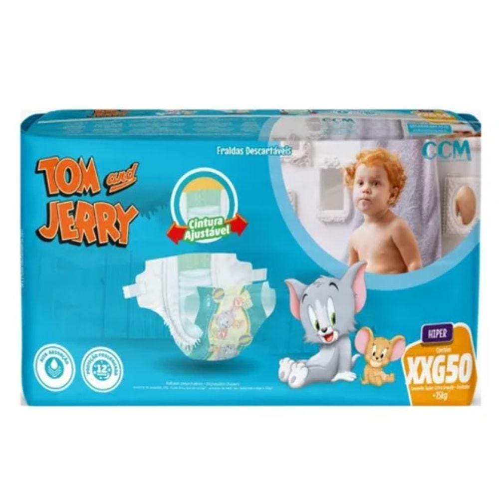 Fralda Inf Tom E Jerry Hiper Seg C/50