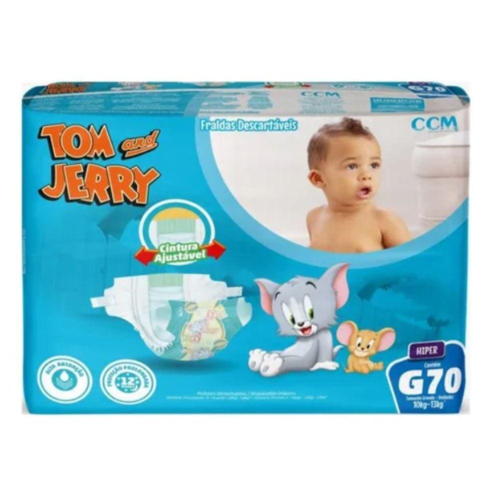 Fralda Inf Tom E Jerry Hiper G C/70