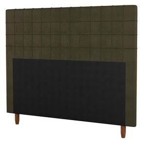 Cabeceira Cama Box Casal Queen Parisis 160cm Suede Marrom