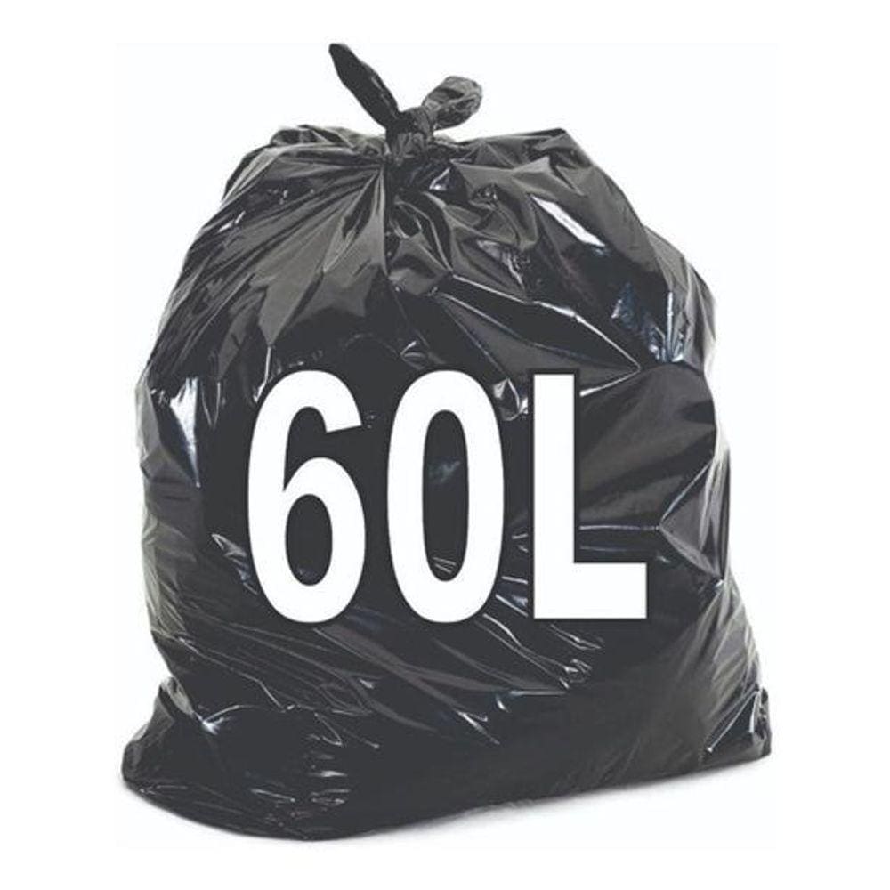 Kit 10 Pacotes Saco De Lixo 60 Litros 1000 Unidades