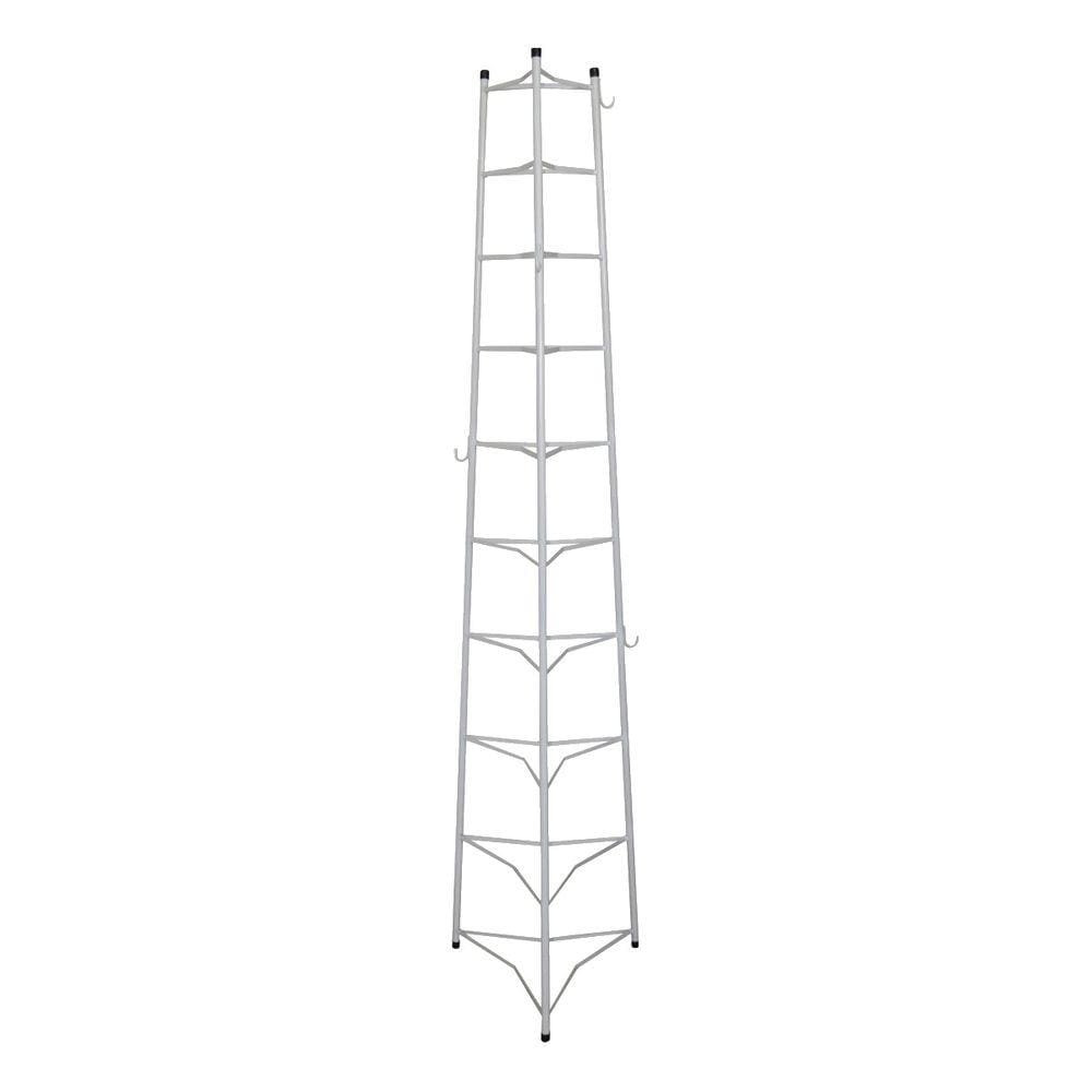 Tripé Porta Panelas Estrela Branco 10 Compartimentos 188cm