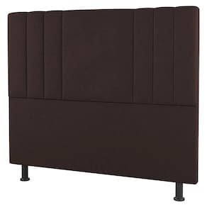 Cabeceira Cama Box Casal Grace 140Cm Sintético Marrom