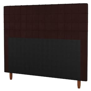Cabeceira Cama Box Casal Queen 160cm Sintético Marrom