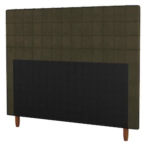 Cabeceira Cama Box Casal King Parisis 195cm Suede Marrom