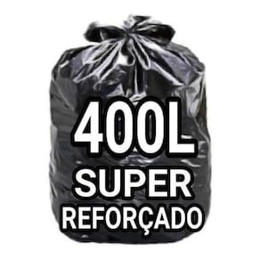 Sacos De Lixo 400 Litros Super Reforçado 100 Un Fabricante