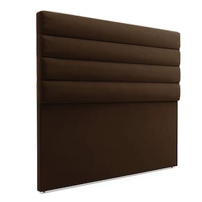 Cabeceira Para Cama Box Queen 160 Cm Suede Marrom