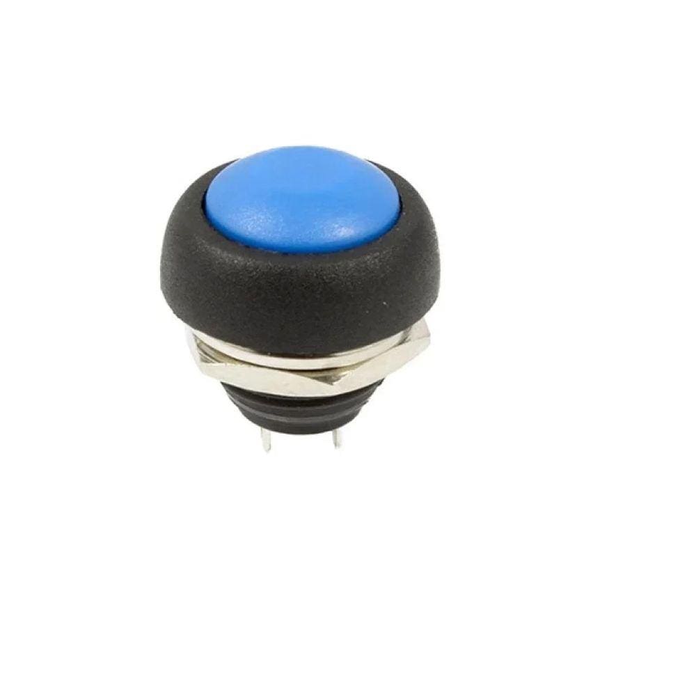 BOTAO SEM TRAVA A PROVA D`AGUA 12mm - AZUL
