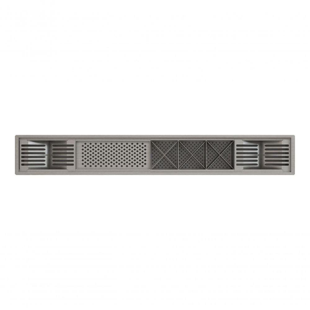 Calha Embutida Design Novo Em Inox Technox Bancada