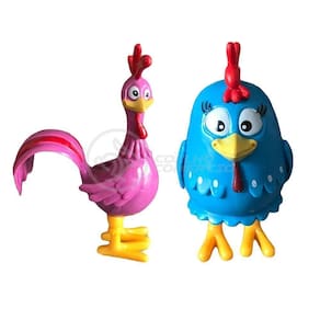 Kit 4 Bonecos Galinha Pintadinha E Sua Turma