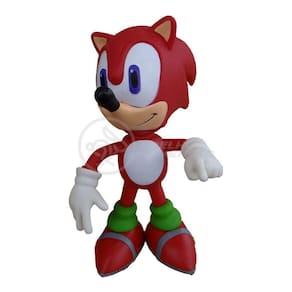 Boneco Sonic Red Vermelho Grande Super Size 23Cm - Sonic