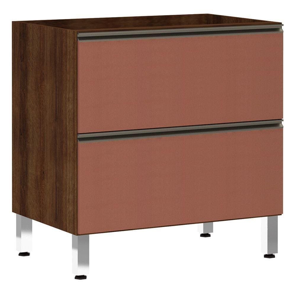 Balcão Sem Tampo 80cm Misto Basculante Jade Com Gaia