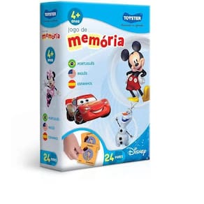 Jogo Da Memória - Idiomas - Disney - 24 Pares - 3003