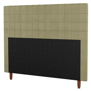 Cabeceira Cama Box Solteiro Parisis 90cm Linho Bege - Abmaza