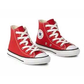 Tênis Converse Chuck Taylor All Star Infantil Vermelho Cru Preto CK00040004  - Menina Shoes