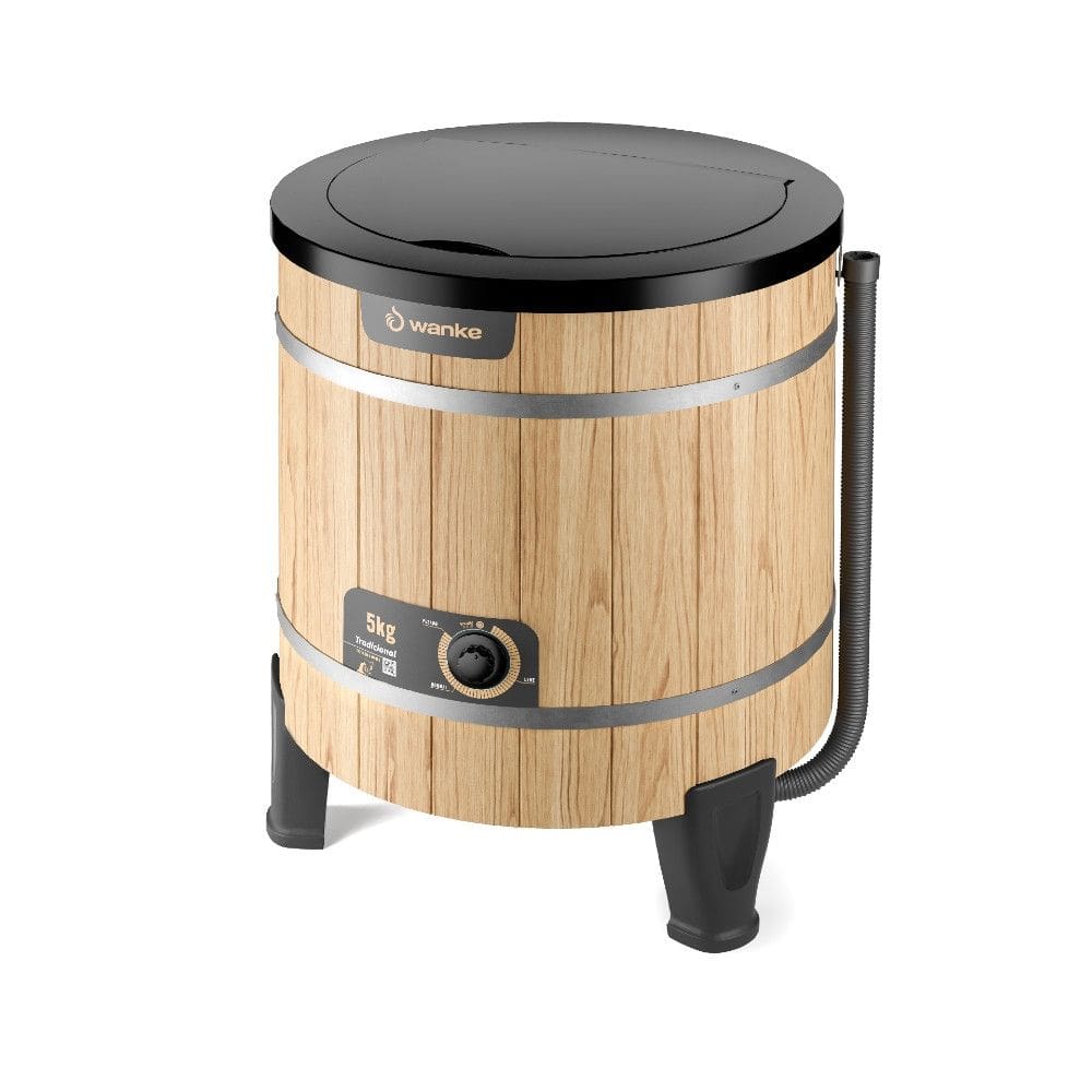 Lavadora de Roupa 5 Kg Madeira Clara Tradicional Wanke - 220v - 11150024
