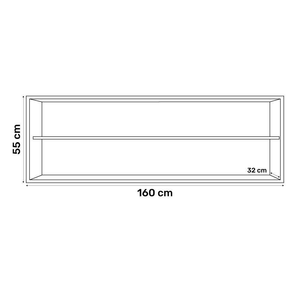 Armário De Cozinha Aéreo Andréia 150Cm 4 Portas Branco
