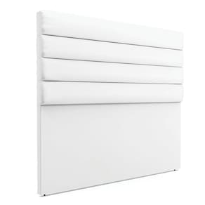 Cabeceira Para Cama Box Casal 140 Cm Corino Branco