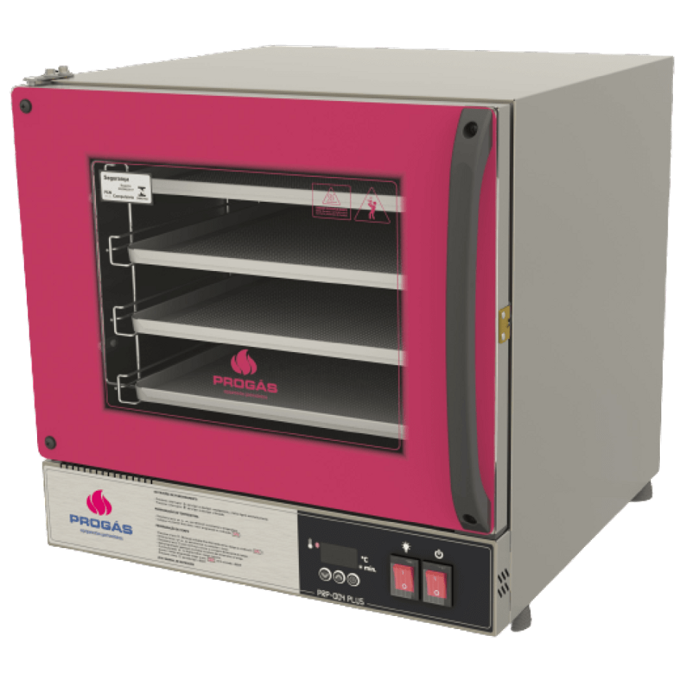 Forno Turbo Elétrico Fast Oven Digital Vermelho Progás Prp-004 Plus 220V