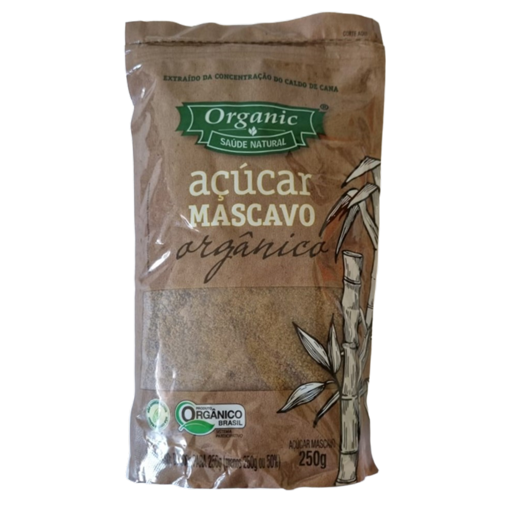 Açúcar Mascavo Orgânico Organic 250g