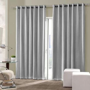 Cortina Blackout Tecido 3,00 X 2,50 Cinza Claro