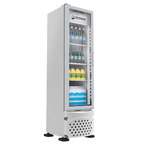 Expositor Vertical Imbera 1 Porta Vidro 229L Branco 127VVR08