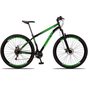 Bicicleta 29 Dropp Sport Aço 21M Preto+verde