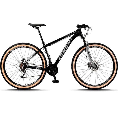Bicicleta 29 Dropp SX EVO 21V Câmbio Shimano Freio a Disco Edição Limitada - 19-Preto+Cinza