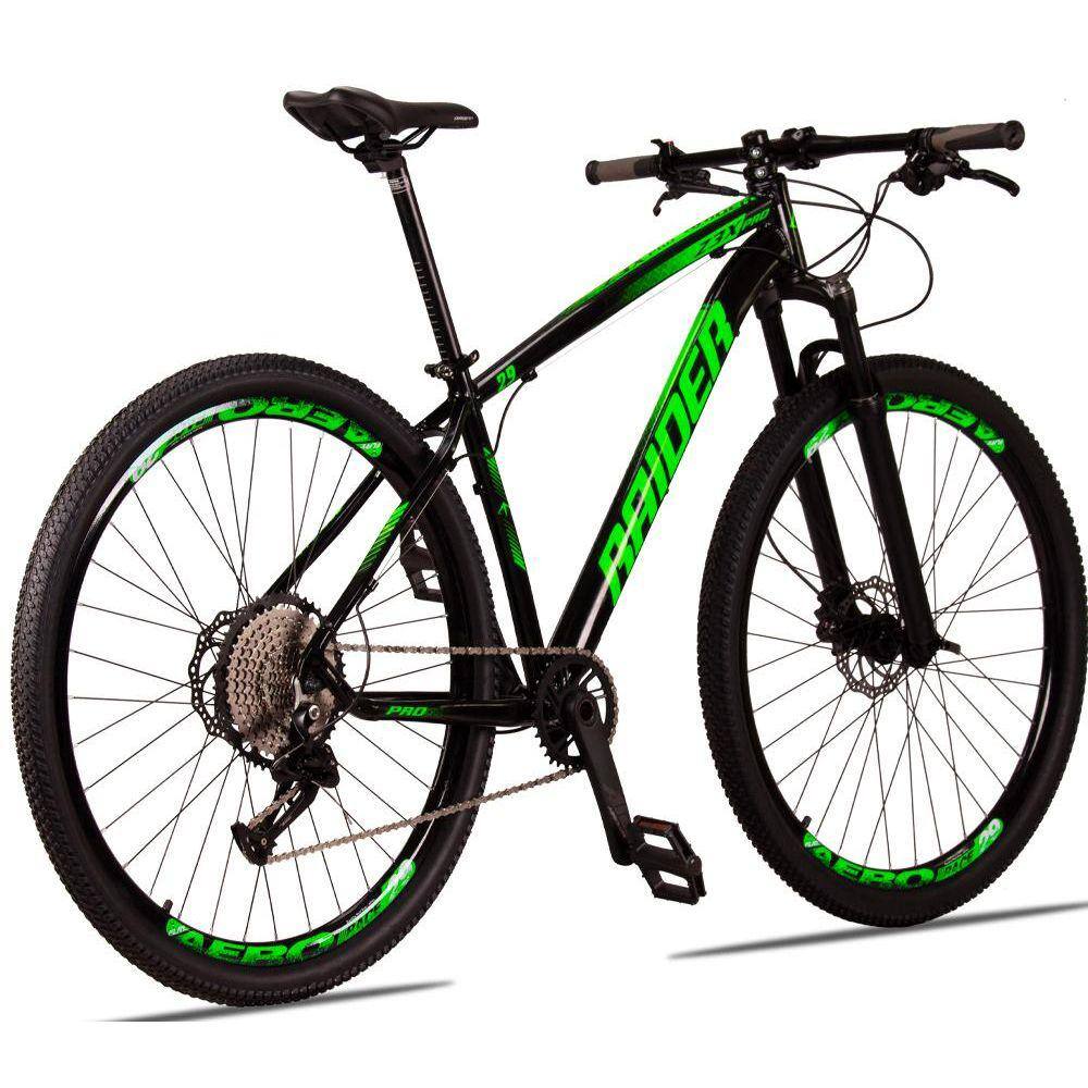 Bicicleta Raider Aluminum Aro 29 Susp. Dianteira 12 Marchas - Azul