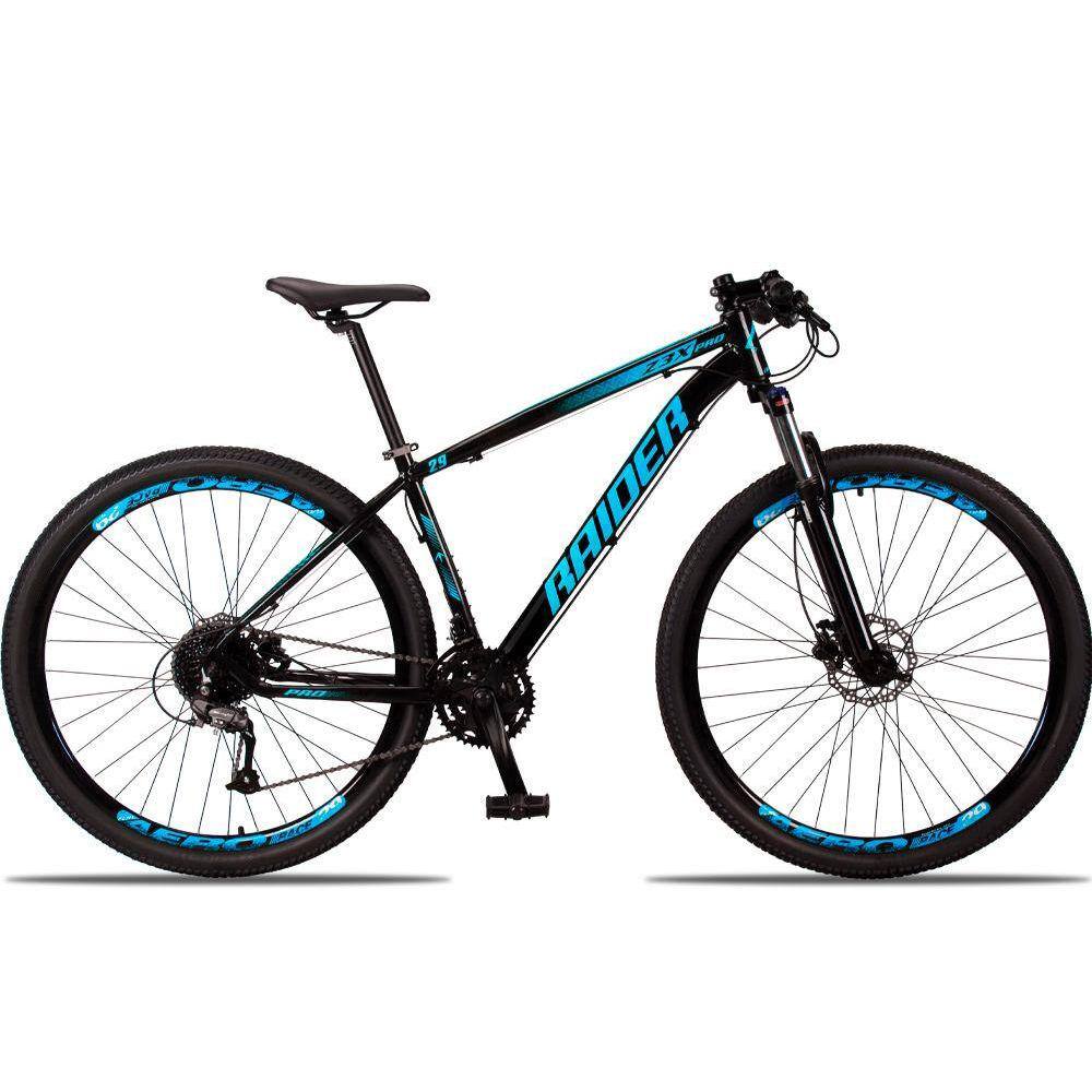 Bicicleta Raider Z3x Disc H Aro 29 Susp. Dianteira 24 Marchas - Azul/preto