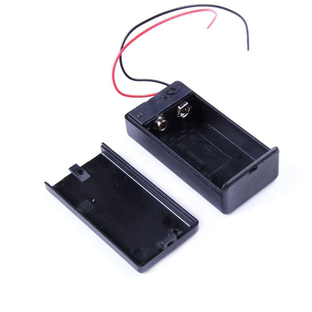 Suporte Para Bateria 9V Com Chave Liga/Desliga