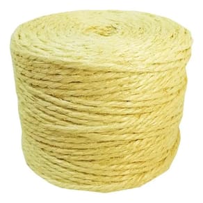 Corda De Sisal 134mts Rolo 6mm Fio Artesanato E Arranhador