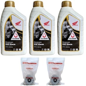 Kit 2 Troca Óleo E Filtro Honda Cb 250 Twister 2016 Á 2020
