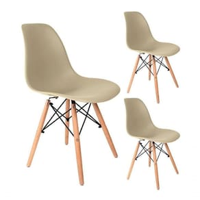 Kit 3 Cadeiras Cozinha Altura 82cm
