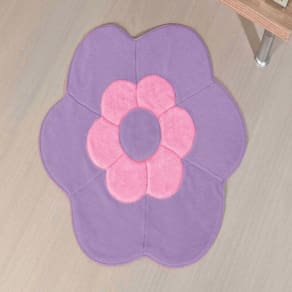 Tapete Big Margarida Dupla 1,12M X 1,12M Lilás