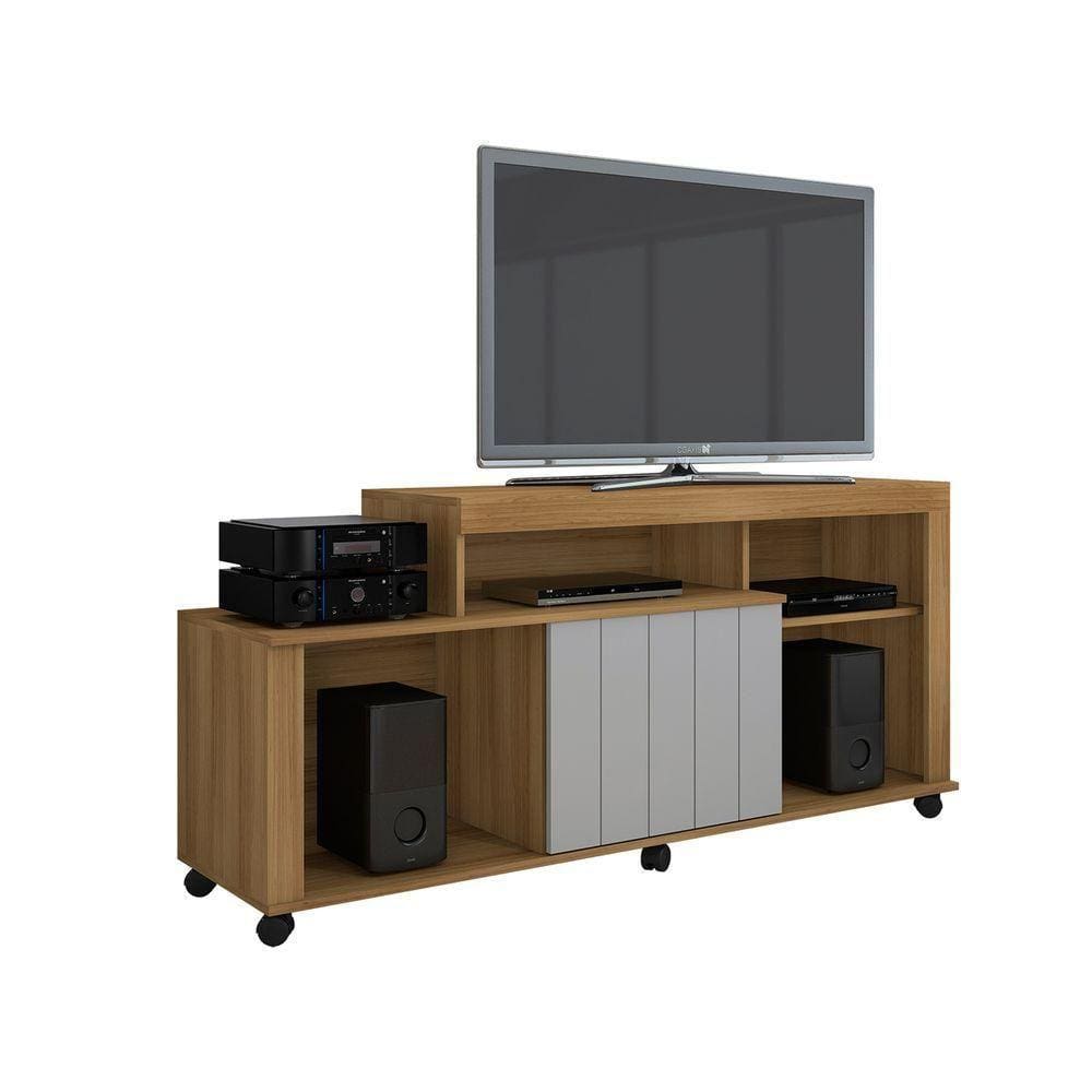 Rack Ouro Para Tv De Até 43`` Jcm Movelaria Noronha/Off Jcm