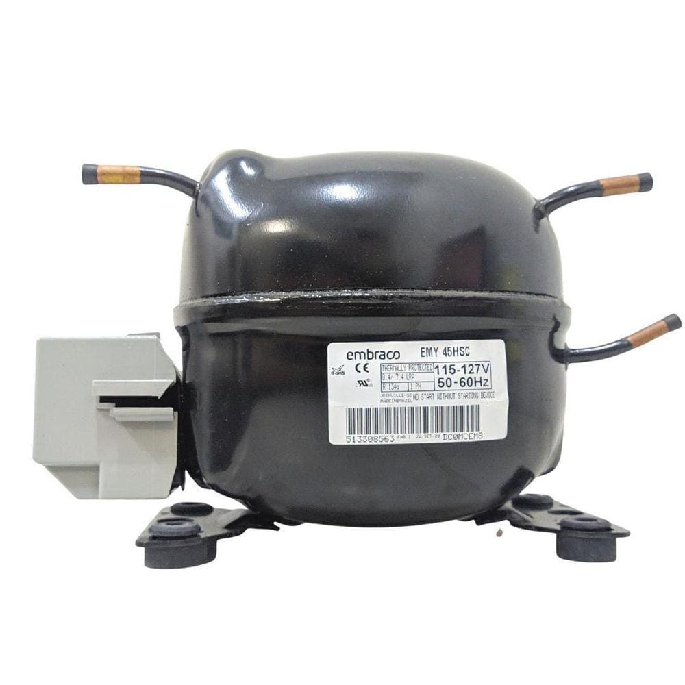 Motor Compressor 1/8 Emy45Hsc Embraco Gás R134 127V