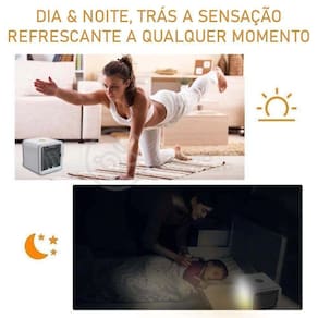 Ar Condicionado Portátil Air Cooler Umidificador Climatizador