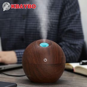 Lampada Umidificador Aromatizador De Ar Luz Led