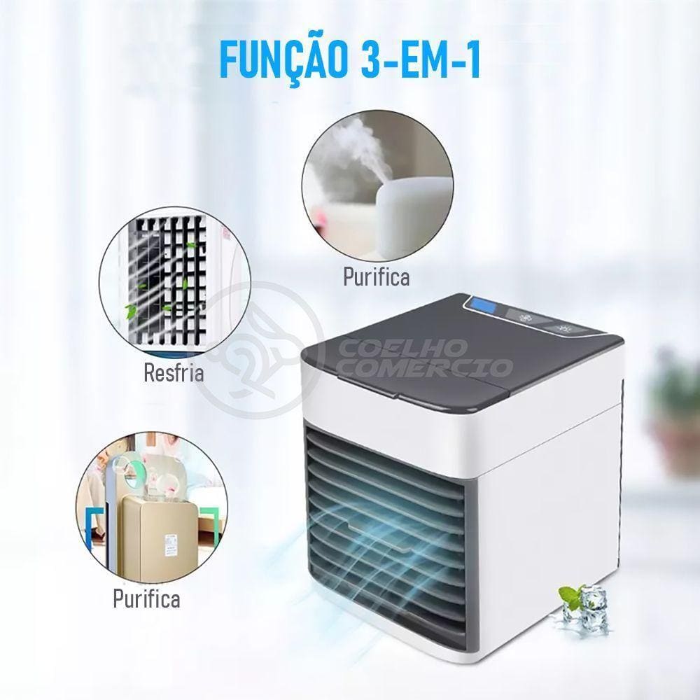 Ar Condicionado Portátil Air Cooler Umidificador Climatizador
