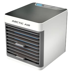 Mini Ar Condicionado Portátil Air Cooler Umidificador E Com Luz Led