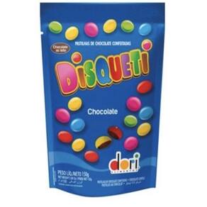 Chocolate Disqueti ao Leite Pacote 120g