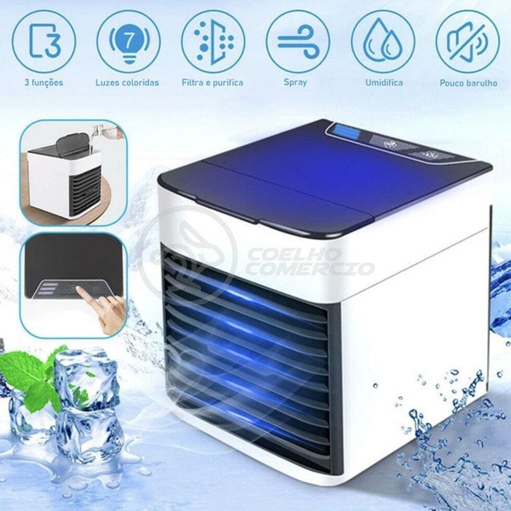 Ar Condicionado Portátil Air Cooler Umidificador