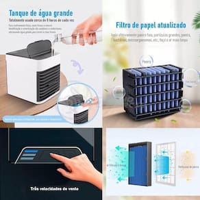 Ar Condicionado Portátil Air Cooler Umidificador