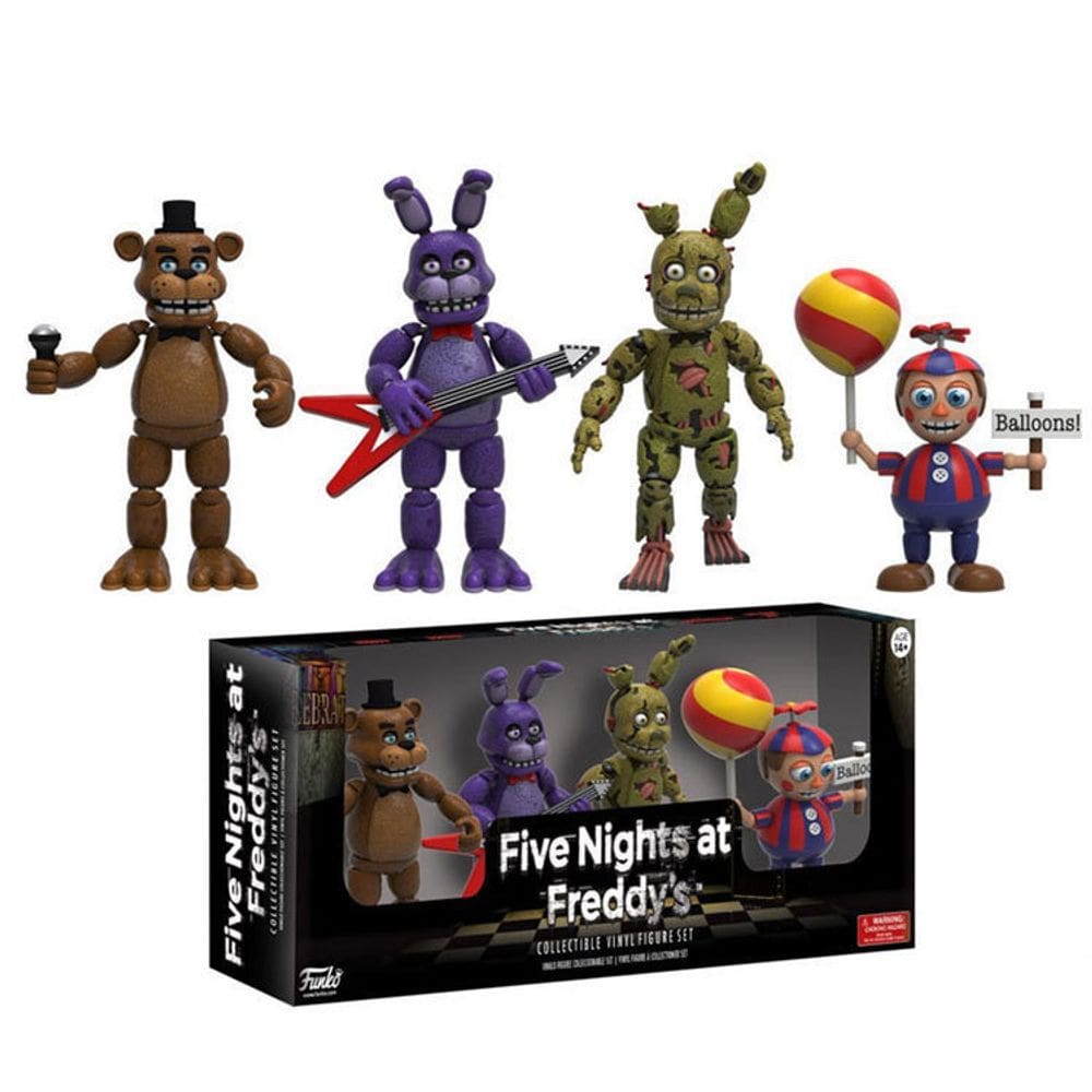 Set Of 6 Collapsible Figures Animatronics Five Nights At Freddy's