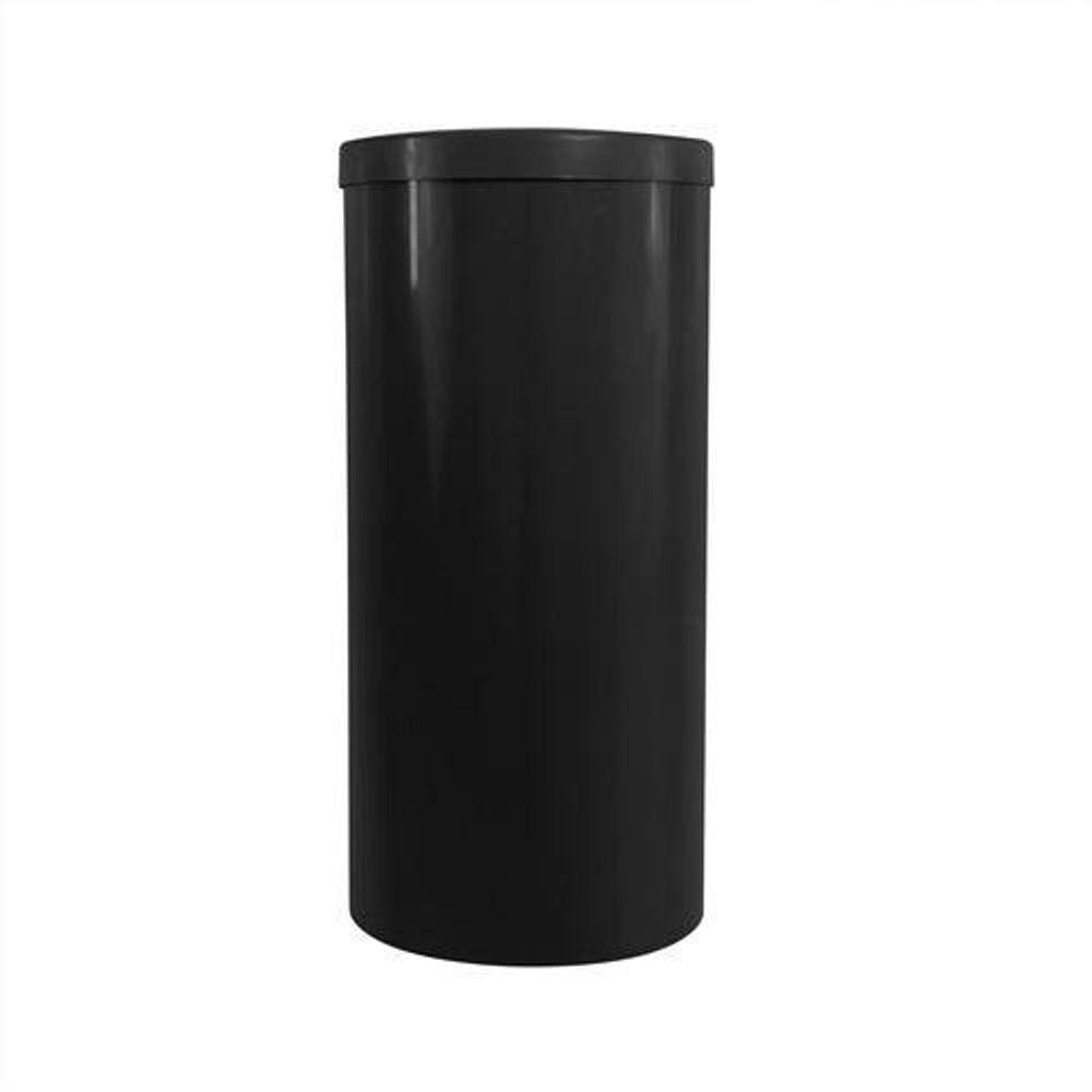 Lixeira Plástica 50 Litros 30X70 Com Aro Plástico - Preta