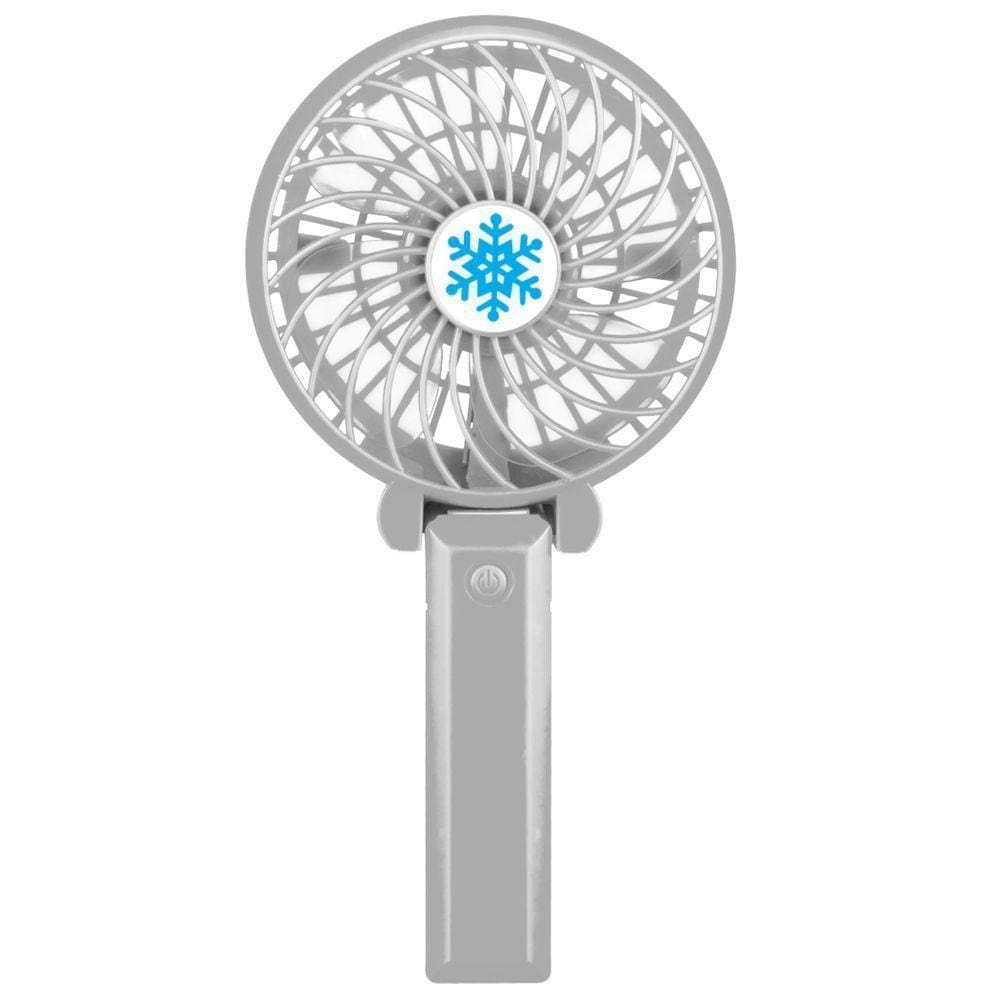 Mini Ventilador Mesa C/Suporte Usb E Bateria Recarregável Br